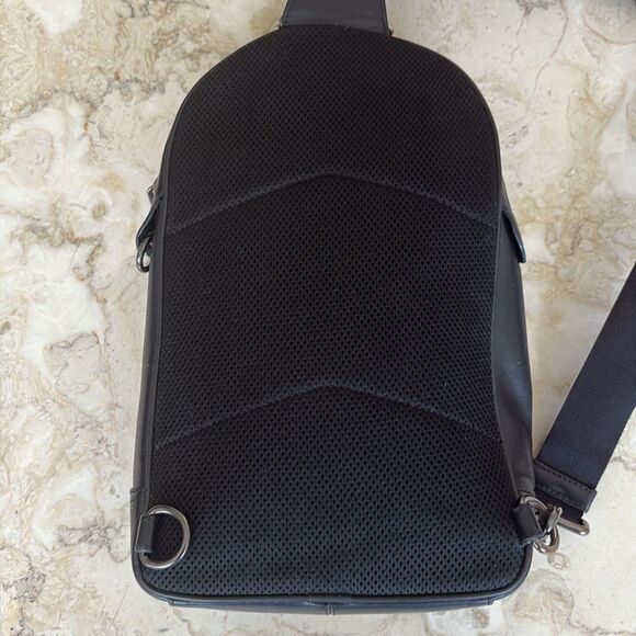 Coach West Pack In Signature Canvas Unisex Backpack Leather Monogram - Picture 8 of 15